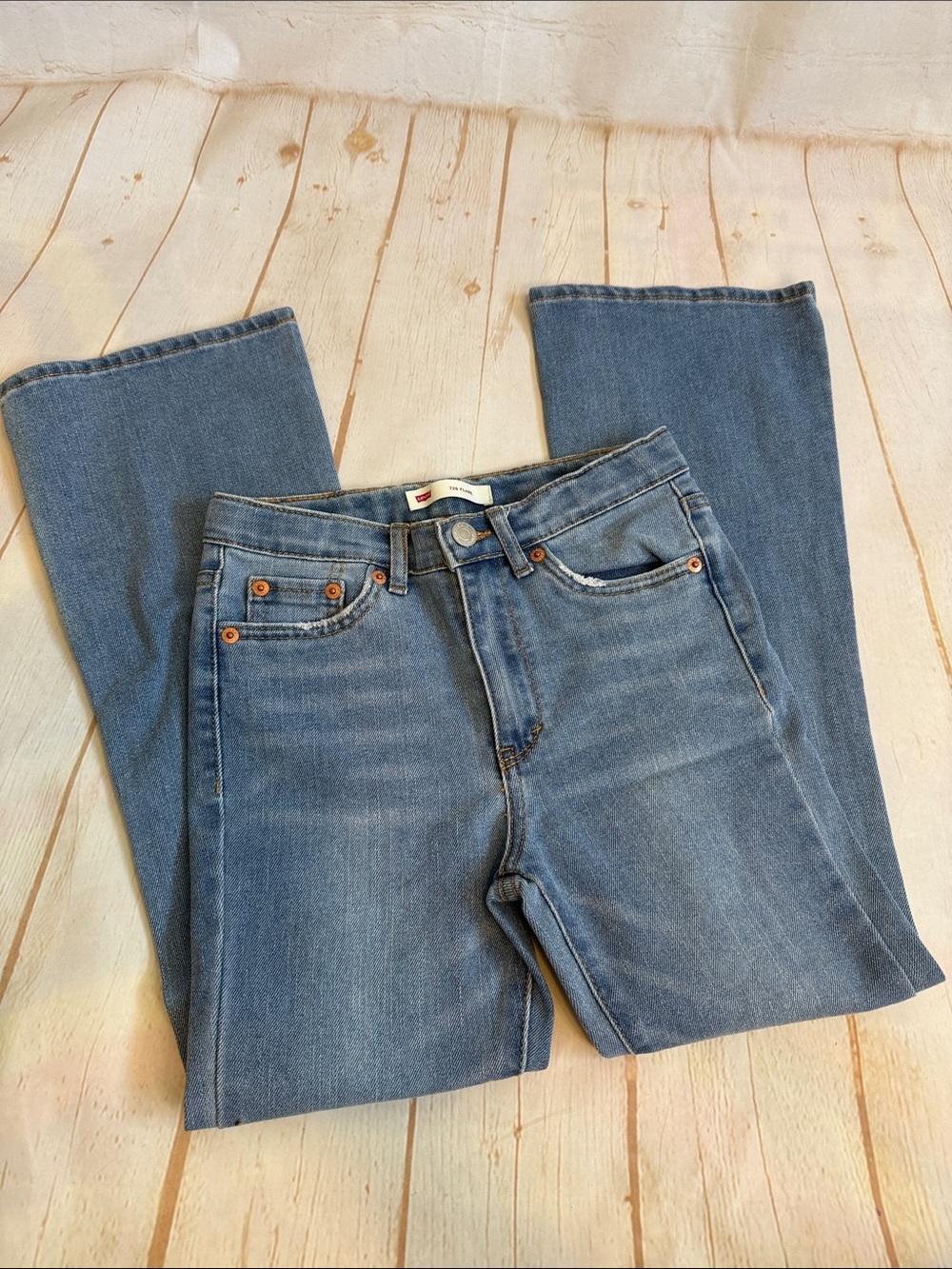 Levi's Kids Light Blue Flare-Leg Jeans